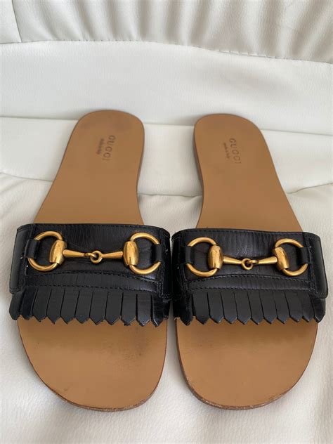 gucci slides wonen|gucci slides with fur women.